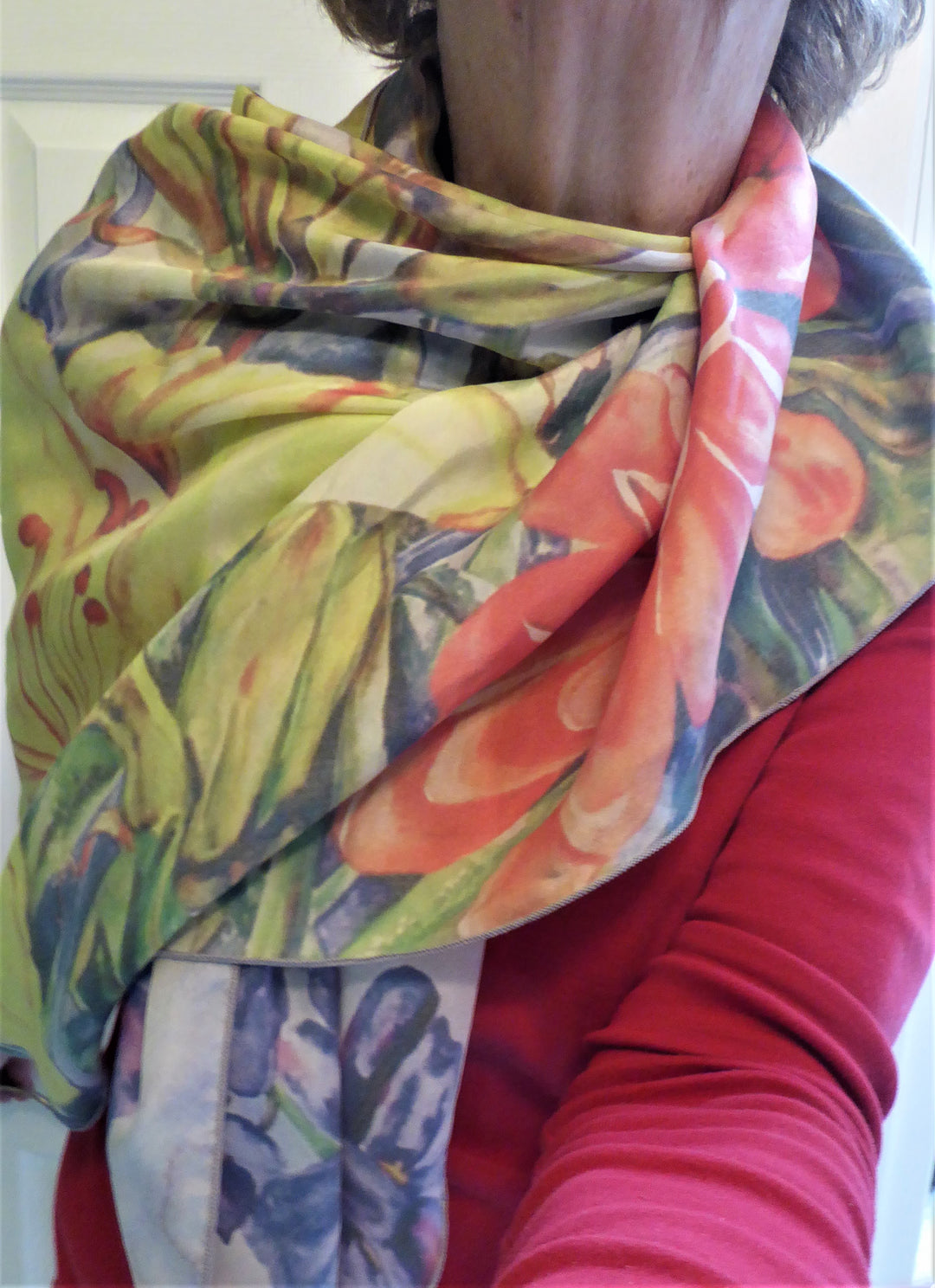 【toogood】THE COLLECTOR SCARF toogood - THE COLLECTOR SCARF - SILK TWILL CRAB COLLAGE